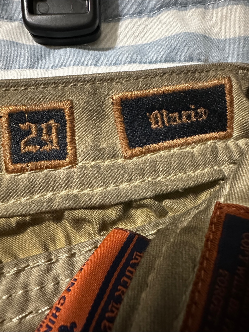 Rock Revival Olive Frayed Hem Denim Shorts - Picture 8 of 10